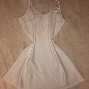 Beautiful white slip dress
